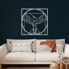 Görseli Galeri görüntüleyiciye yükleyin, Sinek Kuşu Metal Duvar Dekoru