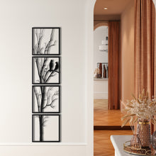 Görseli Galeri görüntüleyiciye yükleyin, Dallar Ve Kuşlar Metal Duvar Dekoru