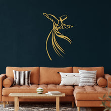 Görseli Galeri görüntüleyiciye yükleyin, Mevlana Metal Duvar Dekoru