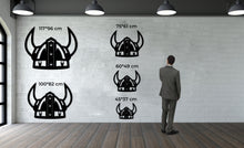 Görseli Galeri görüntüleyiciye yükleyin, Viking Helmet Metal Duvar Dekoru