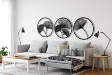 Görseli Galeri görüntüleyiciye yükleyin, Yapraklar 3'lü Set Metal Duvar Dekoru