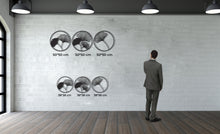 Görseli Galeri görüntüleyiciye yükleyin, Yapraklar 3'lü Set Metal Duvar Dekoru