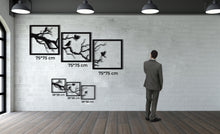 Görseli Galeri görüntüleyiciye yükleyin, Dallar Ve Kuşlar Metal Duvar Dekoru