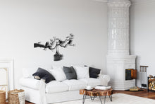 Görseli Galeri görüntüleyiciye yükleyin, Dal ve Kafes Metal Duvar Dekoru