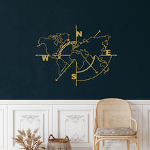 Görseli Galeri görüntüleyiciye yükleyin, Dünya Haritası Metal Duvar Dekoru