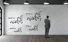Görseli Galeri görüntüleyiciye yükleyin, Oksitosin Molekülü Metal Duvar Dekoru