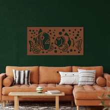 Görseli Galeri görüntüleyiciye yükleyin, Balıklar Metal Duvar Dekoru