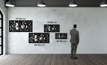 Görseli Galeri görüntüleyiciye yükleyin, Balıklar Metal Duvar Dekoru