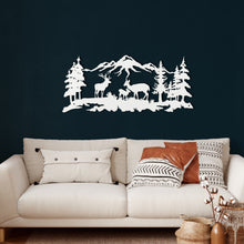 Görseli Galeri görüntüleyiciye yükleyin, Geyik Ailesi Metal Duvar Dekoru