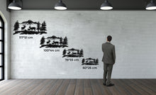 Görseli Galeri görüntüleyiciye yükleyin, Geyik Ailesi Metal Duvar Dekoru