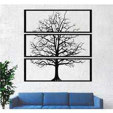 Görseli Galeri görüntüleyiciye yükleyin, Ağaç Metal Duvar Dekoru