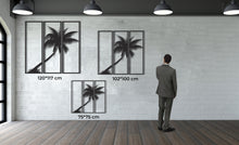 Görseli Galeri görüntüleyiciye yükleyin, Palmiye Metal Duvar Dekoru