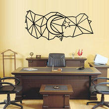 Görseli Galeri görüntüleyiciye yükleyin, Geometrik Türkiye Haritası Metal Duvar Dekoru