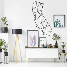 Görseli Galeri görüntüleyiciye yükleyin, Geometrik Kaliforniya Metal Duvar Dekoru