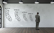 Görseli Galeri görüntüleyiciye yükleyin, Geometrik Kaliforniya Metal Duvar Dekoru