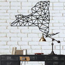 Görseli Galeri görüntüleyiciye yükleyin, Geometrik New York Metal Duvar Dekoru