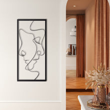 Görseli Galeri görüntüleyiciye yükleyin, İki Suret Metal Duvar Dekoru