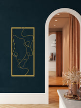 Görseli Galeri görüntüleyiciye yükleyin, İki Suret Metal Duvar Dekoru