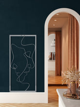 Görseli Galeri görüntüleyiciye yükleyin, İki Suret Metal Duvar Dekoru