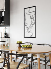 Görseli Galeri görüntüleyiciye yükleyin, İki Suret Metal Duvar Dekoru