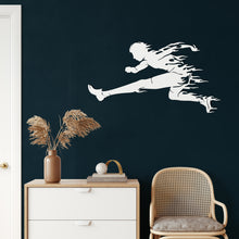 Görseli Galeri görüntüleyiciye yükleyin, Koşucu Metal Duvar Dekoru