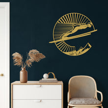 Görseli Galeri görüntüleyiciye yükleyin, Kayak Atlayışı Metal Duvar Dekoru