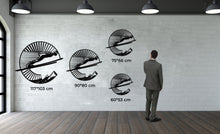 Görseli Galeri görüntüleyiciye yükleyin, Kayak Atlayışı Metal Duvar Dekoru