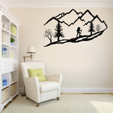 Görseli Galeri görüntüleyiciye yükleyin, Yürüyüşcü Metal Duvar Dekoru