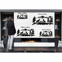 Görseli Galeri görüntüleyiciye yükleyin, Kurt Ailesi Metal Duvar Dekoru