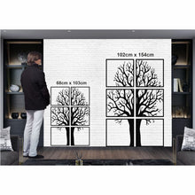 Görseli Galeri görüntüleyiciye yükleyin, Panelli Ağaç Metal Dekoru