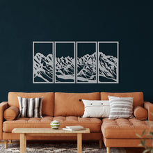 Görseli Galeri görüntüleyiciye yükleyin, Dağ Metal Duvar Dekoru