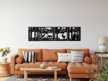 Görseli Galeri görüntüleyiciye yükleyin, Orman ve Dağ Metal Duvar Dekoru