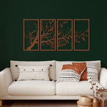Görseli Galeri görüntüleyiciye yükleyin, Sonbahar ve Ağaç Metal Duvar Dekoru