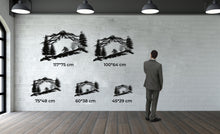 Görseli Galeri görüntüleyiciye yükleyin, Kayakçı Metal Duvar Dekoru