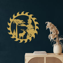 Görseli Galeri görüntüleyiciye yükleyin, Testere Metal Duvar Dekoru