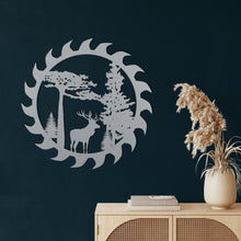 Görseli Galeri görüntüleyiciye yükleyin, Testere Metal Duvar Dekoru