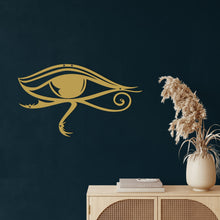 Görseli Galeri görüntüleyiciye yükleyin, Horus Gözü Metal Duvar Dekoru