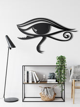 Görseli Galeri görüntüleyiciye yükleyin, Horus Gözü Metal Duvar Dekoru