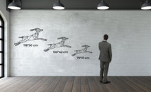 Görseli Galeri görüntüleyiciye yükleyin, Zıplayan Geyik Metal Duvar Dekoru