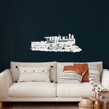 Görseli Galeri görüntüleyiciye yükleyin, Kara Tren Metal Duvar Dekoru