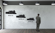 Görseli Galeri görüntüleyiciye yükleyin, Kara Tren Metal Duvar Dekoru