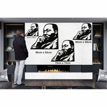 Görseli Galeri görüntüleyiciye yükleyin, Martin Luther King Metal Duvar Dekoru
