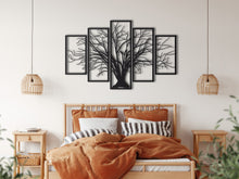 Görseli Galeri görüntüleyiciye yükleyin, Ağaç Metal Duvar Dekoru