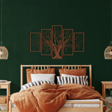 Görseli Galeri görüntüleyiciye yükleyin, Ağaç Metal Duvar Dekoru