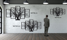 Görseli Galeri görüntüleyiciye yükleyin, Ağaç Metal Duvar Dekoru