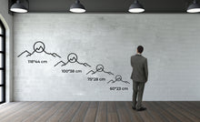 Görseli Galeri görüntüleyiciye yükleyin, Dağ ve Güneş Metal Dekoru