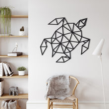 Görseli Galeri görüntüleyiciye yükleyin, Geometrik Kaplumbağa Metal Duvar Dekoru