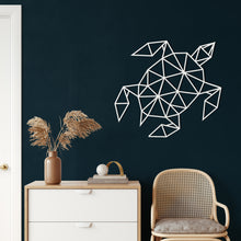 Görseli Galeri görüntüleyiciye yükleyin, Geometrik Kaplumbağa Metal Duvar Dekoru