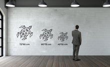 Görseli Galeri görüntüleyiciye yükleyin, Geometrik Kaplumbağa Metal Duvar Dekoru