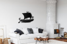 Görseli Galeri görüntüleyiciye yükleyin, Viking Gemisi Metal Duvar Dekoru